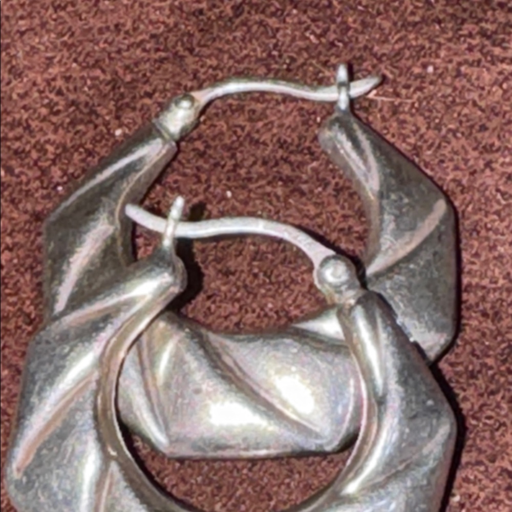 Silver PUFF 925 earrings 🐈‍⬛ - Picture 6 of 7